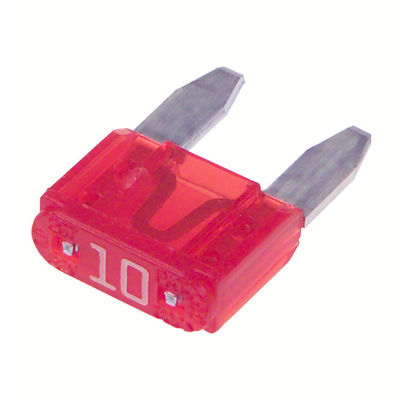 Colorful Mini Blade Car Fuses , Automotive Mini Fuses With Rated 32v Current 3A ~ 35A